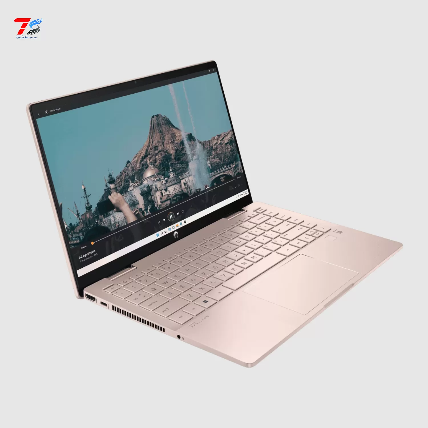 Máy tính xách tay HP Pavilion X360 14-ek1048TU i5-1335U/8G/ 512G/ 14.0FHDT/PEN/W11SL/VàNG (80R26PA)